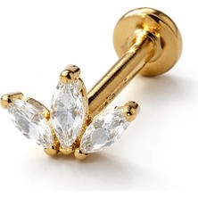 Defne Silver Gümüş Baget Piercing
