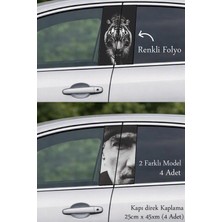 Automod Aracınıza Etkileyici Bir Stil Katan Direk Kaplama Folyo Baskı 2 Farklı Model - 4 Adet
