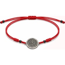 Defne Silver Gümüş Viking Objeli Bileklik