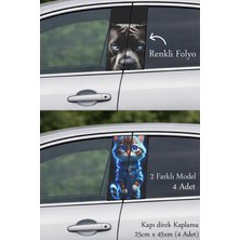 Automod Aracınıza Özgünlük Kazandıran Oto Kapı Direk Kaplama 2 Farklı Model - 4 Adet