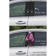 Automod Araç Görünümüne Özel Bir Dokunuş Direk Kaplama Folyo Baskı 2 Farklı Model - 4 Adet