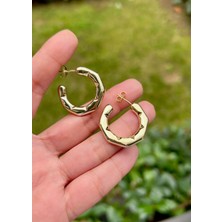 Defne Silver Lüx Elektroform Küpe