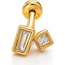 Defne Silver Gümüş Baget Piercing