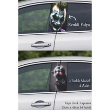 Automod Aracınıza Özel Bir Detay Kazandıran Direk Kaplama Folyo Baskı 2 Farklı Model - 4 Adet