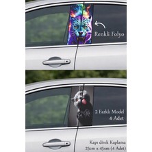 Automod Aracınıza Özgünlük Katan Oto Kapı Direk Kaplama 2 Farklı Model - 4 Adet