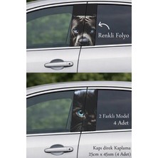 Automod Etkileyici Bir Dokunuş Için Oto Kapı Direk Kaplama 2 Farklı Model - 4 Adet