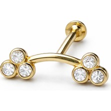 Defne Silver Gümüş Piercing