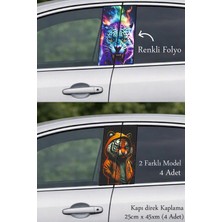 Automod Fark Yaratan Oto Kapı Direk Kaplama 2 Farklı Model - 4 Adet