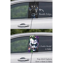 Automod Aracınıza Iddialı Bir Detay Katan Direk Kaplama Folyo Baskı 2 Farklı Model - 4 Adet