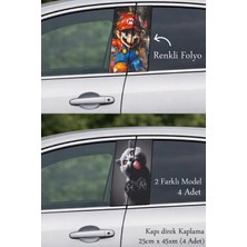 Automod Kendine Has Bir Stil Için Oto Kapı Direk Kaplama 2 Farklı Model - 4 Adet