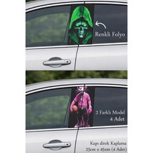 Automod Aracınıza Farklı Kimlik Kazandıran Oto Kapı Direk Kaplama 2 Farklı Model - 4 Adet