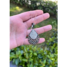Defne Silver Dorika Taşlı Kolye
