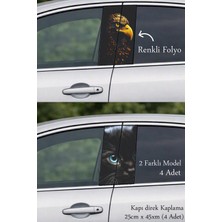 Automod Araç Görünümüne Modern Bir Dokunuş Direk Kaplama Folyo Baskı 2 Farklı Model - 4 Adet