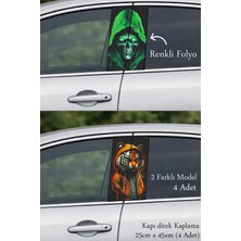 Automod Seçkin Bir Tasarım Için Oto Kapı Direk Kaplama 2 Farklı Model - 4 Adet
