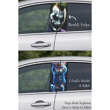 Automod Aracınıza Estetik Bir Tasarım Kazandıran Direk Kaplama Folyo Baskı 2 Farklı Model - 4 Adet