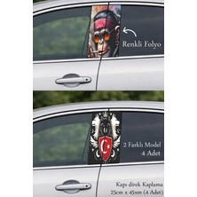 Automod Aracınıza Farklı Görünüm Kazandıran Oto Kapı Direk Kaplama 2 Farklı Model - 4 Adet