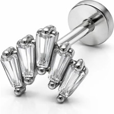 Defne Silver Gümüş Baget Piercing