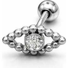 Defne Silver Gümüş Göz Piercing