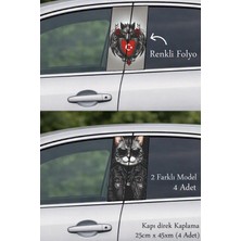 Automod Araç Tasarımına Değer Katan Direk Kaplama Folyo Baskı 2 Farklı Model - 4 Adet