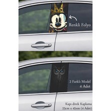 Automod Seçkin Bir Hava Için Oto Kapı Direk Kaplama 2 Farklı Model - 4 Adet
