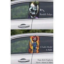 Automod Aracınıza Farklılık Kazandıran Oto Kapı Direk Kaplama 2 Farklı Model - 4 Adet