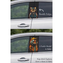 Automod Aracınıza Hava Katan Oto Kapı Direk Kaplama 2 Farklı Model - 4 Adet