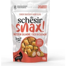 Schesir Snax Somon Dolgulu Kedi Ödülü 60 gr