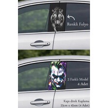 Automod Kendine Has Bir Tasarım Için Oto Kapı Direk Kaplama 2 Farklı Model - 4 Adet
