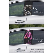Automod Farklı Bir Görünüm Için Oto Kapı Direk Kaplama 2 Farklı Model - 4 Adet