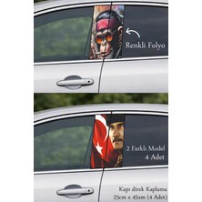 Automod Yepyeni Bir Duruş Için Oto Kapı Direk Kaplama 2 Farklı Model - 4 Adet