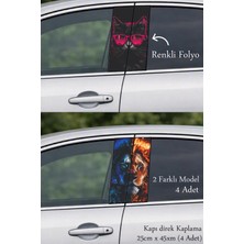 Automod Aracınıza Güçlü Kimlik Kazandıran Oto Kapı Direk Kaplama 2 Farklı Model - 4 Adet