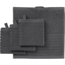 TARNA Vagsjon Koyu Gri 30X30 cm El Havlusu