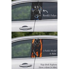 Automod Aracınıza Özel Bir Görünüm Direk Kaplama Folyo Baskı 2 Farklı Model - 4 Adet