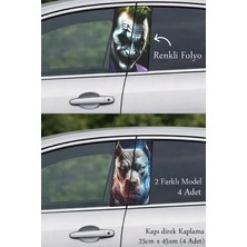 Automod Aracınıza Özgün Bir Detay Kazandıran Direk Kaplama Folyo Baskı 2 Farklı Model - 4 Adet