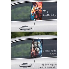 Automod Aracınıza Güçlü Stil Kazandıran Oto Kapı Direk Kaplama 2 Farklı Model - 4 Adet