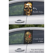 Automod Seçkin Tasarım Direk Kaplama Folyo Baskı 2 Farklı Model - 4 Adet