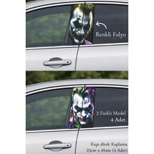 Automod Araç Görünümüne Etkileyici Bir Dokunuş Direk Kaplama Folyo Baskı 2 Farklı Model - 4 Adet