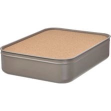 Ikea Harvmatta Koyu Gribej 24X18X6 cm Bölmeli Kutu