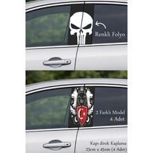 Automod Aracınıza Zarafet Kazandıran Oto Kapı Direk Kaplama 2 Farklı Model - 4 Adet