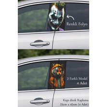 Automod Seçkin Bir Karakter Için Oto Kapı Direk Kaplama 2 Farklı Model - 4 Adet