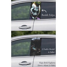 Automod Iddialı Bir Karakter Için Oto Kapı Direk Kaplama 2 Farklı Model - 4 Adet