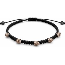 Defne Silver Gümüş Kurukafa Objeli Bileklik