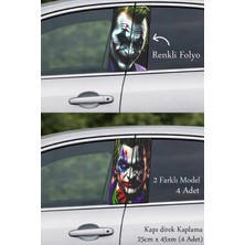 Automod Yepyeni Bir Dokunuş Için Oto Kapı Direk Kaplama 2 Farklı Model - 4 Adet