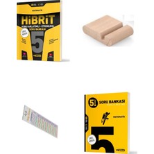 Hız Yayınları 5.sınıf Matematik Hibrit-Matematik Soru Bankası+Çözüm Ayracı+Telefon Tutucu