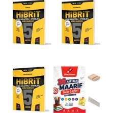 Hız Yayınları 5.sınıf Türkçe Matematik Fen Hibrit Soru Bankası+Çözüm Ayracı+Telefon Ayracı