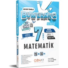 Akm Kitap 7. Sınıf Matematik Etkinlikli Bumerang Serisi Günay Yayınları