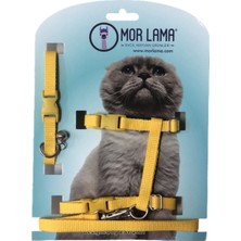 Mor Lama Göğüs Tasması Set