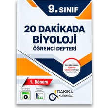 9. Sınıf 20 Dakikada Biyoloji Öğrenci Defteri 1. Dönem Dakika Yayınları – Yeni Müfredat Konu Anlatımlı Video Çözümlü