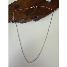 Aida Jewelss Üst Segment Salaş Dizi Çelik Zincir Kolye 55 cm Çelik Zincir Kolye Erkek Çelik Zincir Kolye