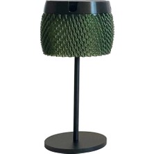 Lolıe Güneş Enerjili ve Şarj Edilebilir Masa Lambası (Zeytin Yeşili) 27 cm